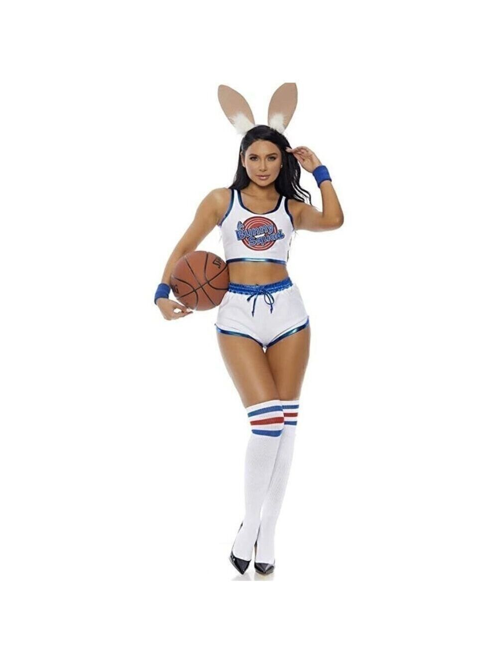 BUNNY Squad Space Jam NBA Sexy TV Movie Character Halloween Cosplay Costume NWT